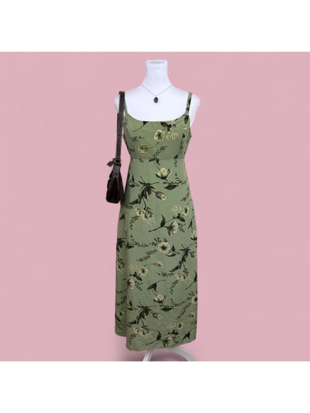 90s floral whimsygoth dress